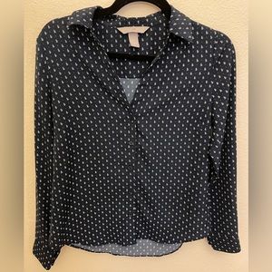 Navy Blue H&M blouse